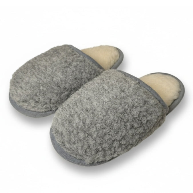Flip-flops. Australian Merino. Grey